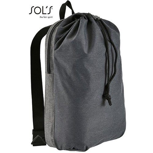 SOL'S Dual Material Backpack Uptown (Charcoal Melange, 30.5 x 51 x 15 cm)