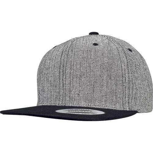 Melange Solid Snapback