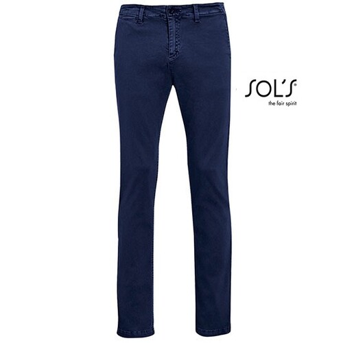 SOL´S Men´s Chino Trousers Jules - Length 35 (French Navy, 56)