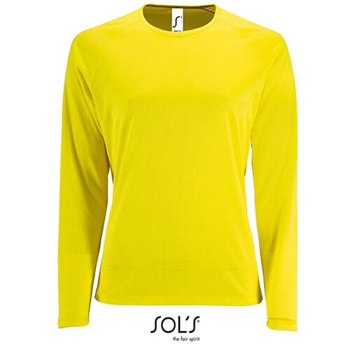 T-shirt de sport à manches longues pour femme Sporty