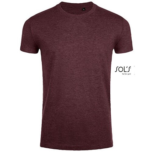 SOL´S Imperial Fit T-Shirt (Heather Oxblood, S)