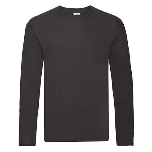 Fruit of the Loom Original Long Sleeve T (Black, 3XL)