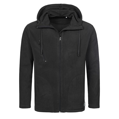 Hooded fleece jacket