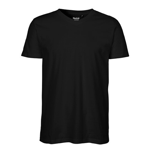 Neutral Men´s V-Neck T-Shirt (Black, S)