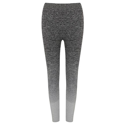 Tombo Ladies´ Seamless Fade Out Leggings (Dark Grey - Light Grey Marl, XXS/XS)