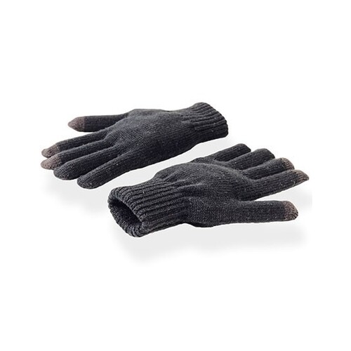 Atlantis Headwear Gloves Touch (Grey, S/M)