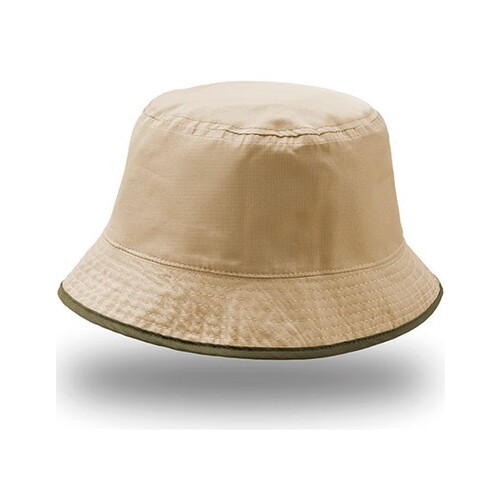 Atlantis Headwear Bucket Pocket Hat (Olive, Khaki, One Size)