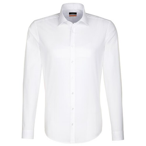 Seidensticker Men´s Shirt Slim Fit Long Sleeve (White, 36)
