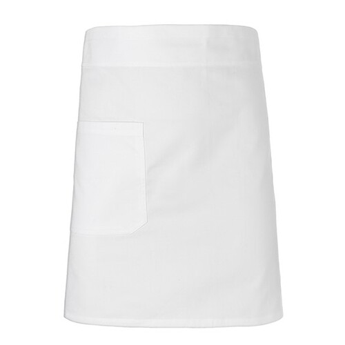 Neutral Cafe Apron (White, 110 x 50 cm)