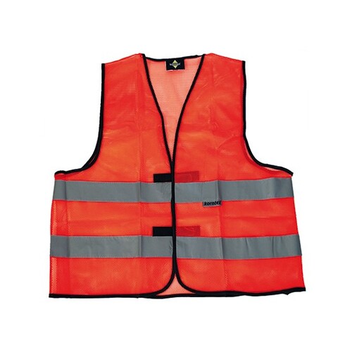 Korntex Hi-Vis Mesh Safety Vest Thessaloniki (Signal Orange, L)