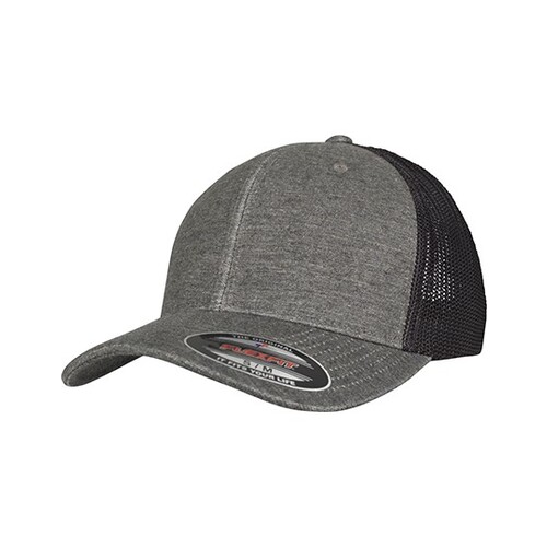 Cappellino trucker retrò melange