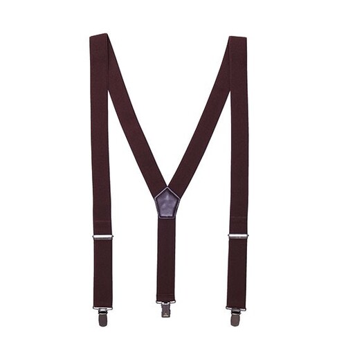 Premier Workwear Clip On Trousers Braces/Suspenders (Brown, One Size)