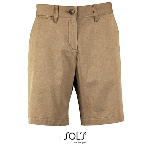 SOL´S Women´s Chino Bermuda Shorts Jasper (Chestnut, 46)