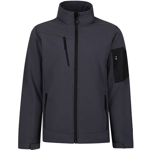 Regatta Professional Softshell Jacket Arcola (Seal Grey (Solid), Black, S)