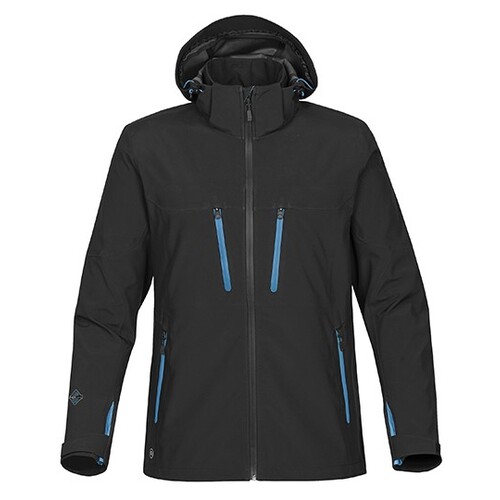 Stormtech Men´s Patrol Softshell Jacket (Black, Electric Blue, 3XL)