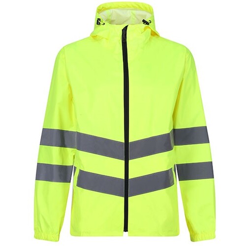 Regatta High Visibility Pro Hi-Vis Packaway Jacket (Yellow, 3XL)