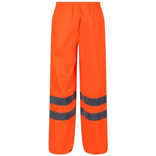 Regatta High Visibility Pro Hi-Vis Packaway Trousers (Orange, S)