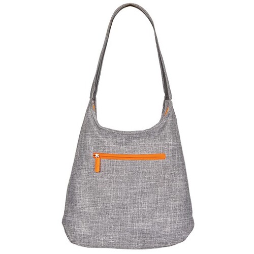 Bags2GO Lady Bag - Union Square (Grey Melange, Neon Orange, 45 x 42 x 10,5 cm)