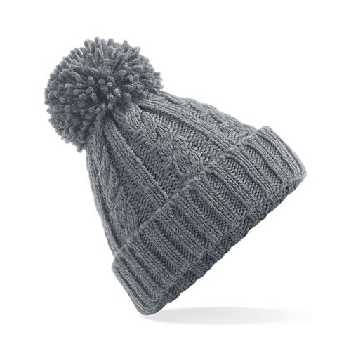 Cable Knit Melange Beanie