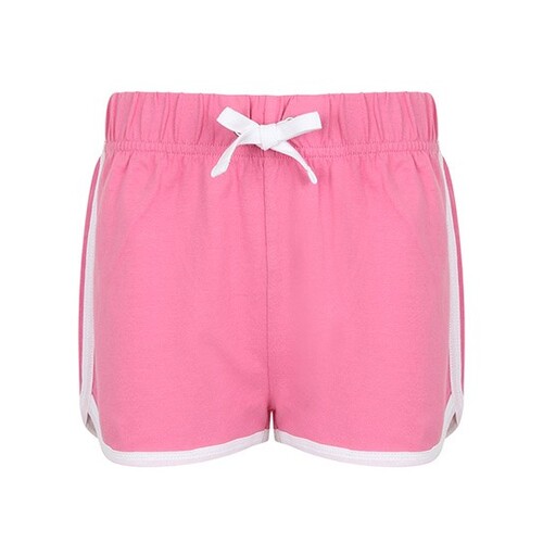 SF Minni Kids´ Retro Shorts (Bright Pink, White, 5/6 Jahre)