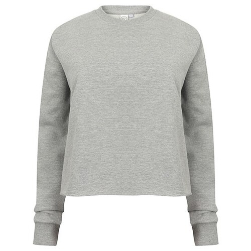 SF Women Women´s Cropped Slounge Sweat (Heather Grey, XL)