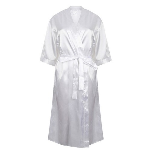 Ladies satin robe