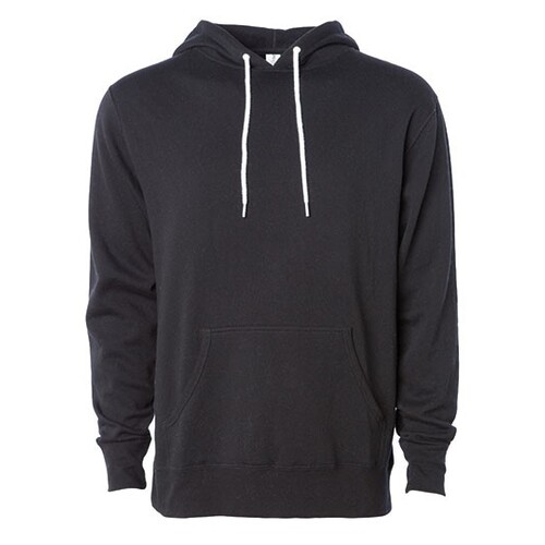 Independent Unisex Lightweight Hooded Pullover (Black, XS)