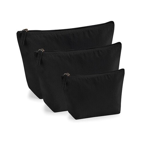 Westford Mill EarthAware® Organic Accessory Bag (Black, S (13,5 x 12 x 6 cm))