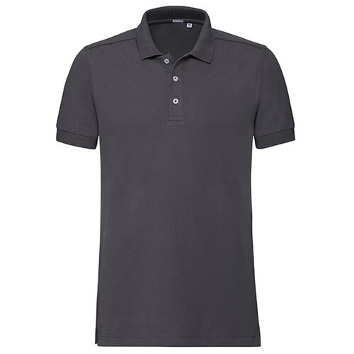 Russell Men´s Fitted Stretch Polo (Convoy Grey (Solid), S)