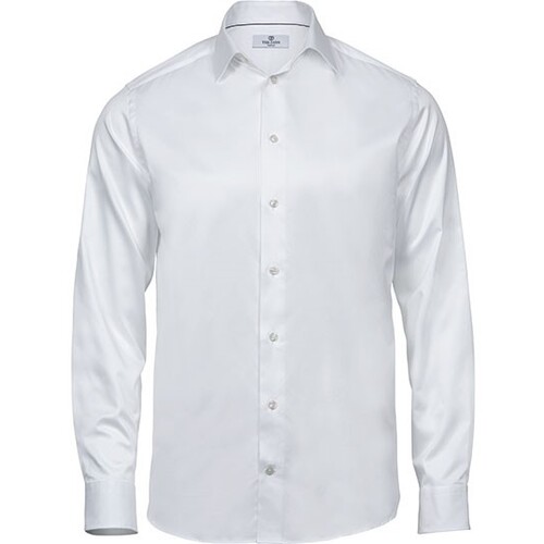 Tee Jays Luxury Shirt Comfort Fit (White, S)
