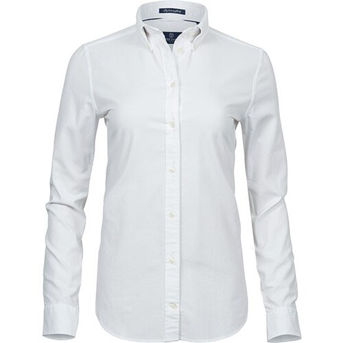 Tee Jays Women´s Perfect Oxford Shirt (White, XS)