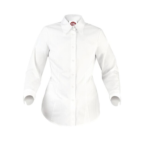 CG Workwear Ladies´ Blouse Ferrara (White, XXL)