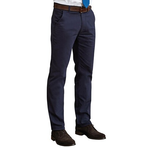 Brook Taverner Business Casual Denver Men´s Classic Fit Chino (Navy, 32R(46)/32)