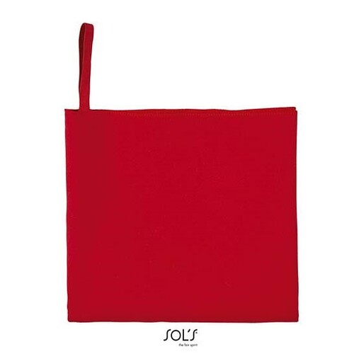 SOL´S Microfibre Towel Atoll 30 (Red, 30 x 50 cm)