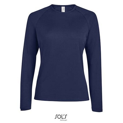 Camiseta deportiva de manga larga para mujer Sporty