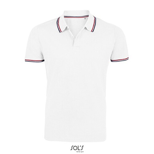 SOL´S Men´s Prestige Polo (White, 3XL)