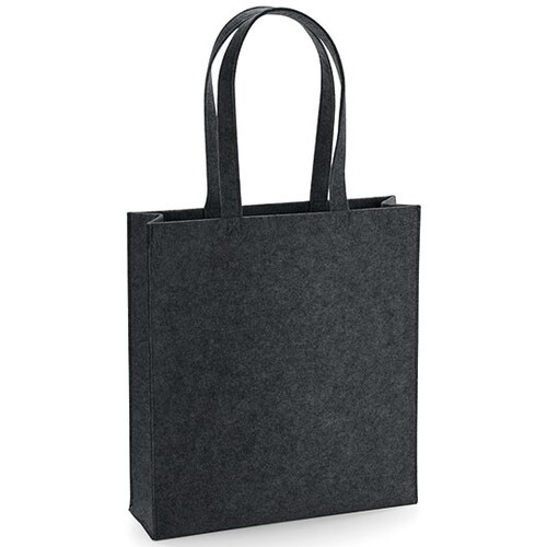 BagBase Felt Bag (Charcoal Melange, 37 x 41 x 11,5 cm)