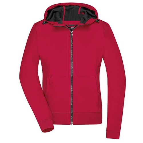 Ladies` Hooded Softshell Jacket