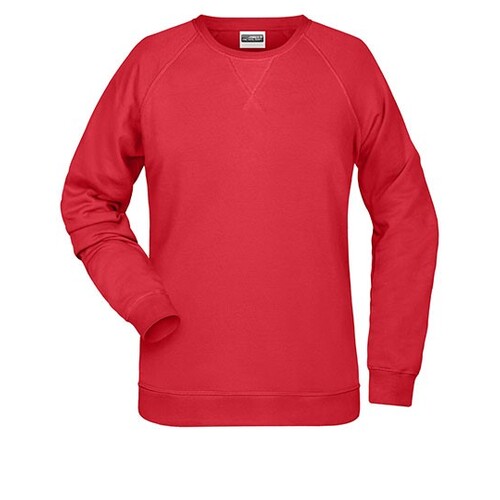 James&Nicholson Ladies´ Sweat (Red, XS)