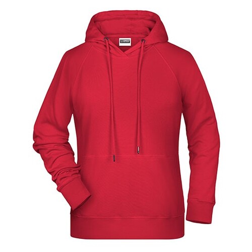 James&Nicholson Ladies´ Hoody (Red, S)