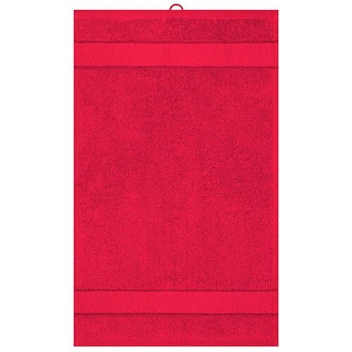 Myrtle beach Guest Towel (Red, 30 x 50 cm)