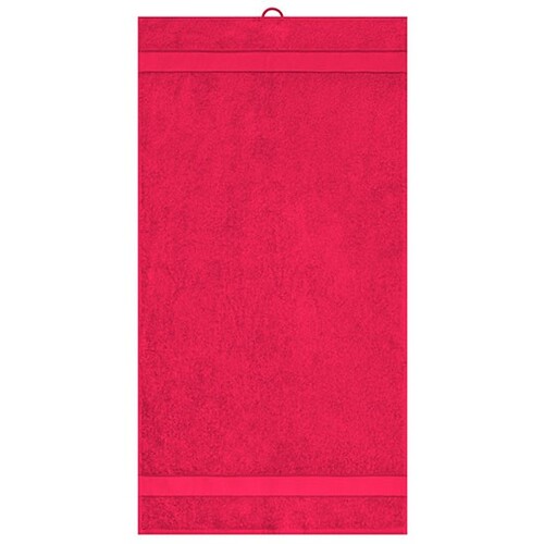 Myrtle beach Hand Towel (Red, 50 x 100 cm)