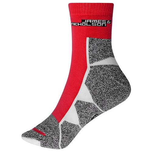 James&Nicholson Sport Socks (Red, White, 35-38)