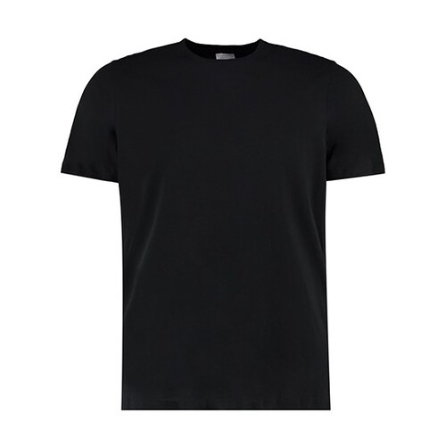 Kustom Kit Fashion Fit Cotton Tee (Black, XS)