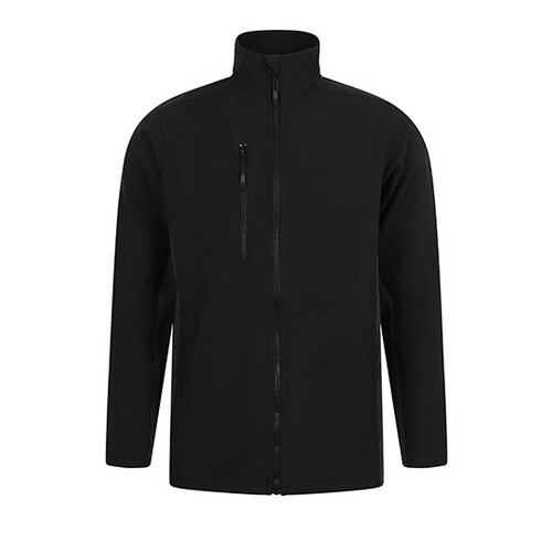 Henbury Unisex Softshell Jacket (Black, Charcoal, XXS)