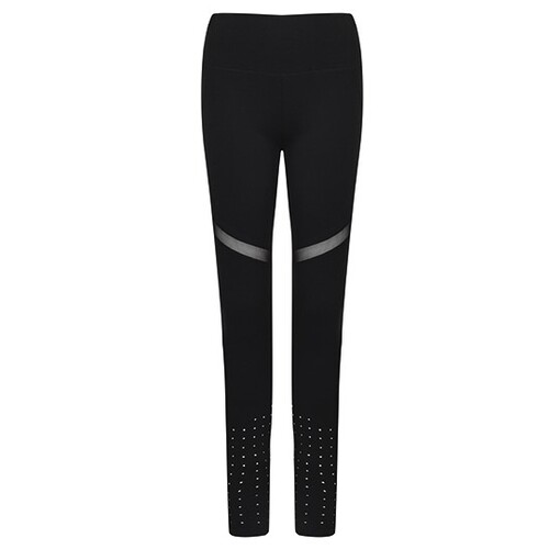 Tombo Ladies´ Panelled Legging (Black, XS)