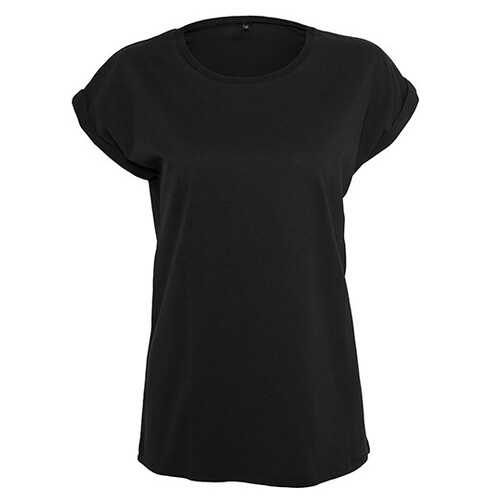 Build Your Brand Ladies´ Basic T-Shirt (Black, 3XL)