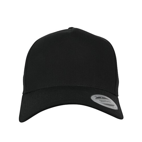 5-panel curved classic snapback