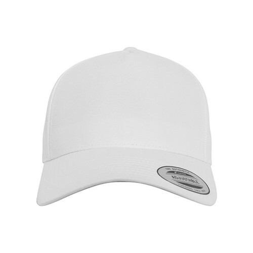 5-panel curved classic snapback