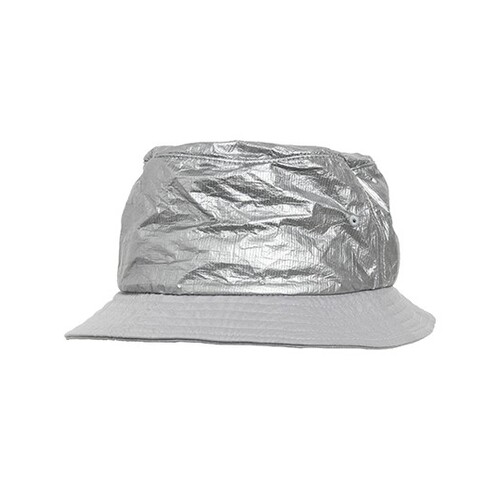 Crinkled Paper Bucket Hat